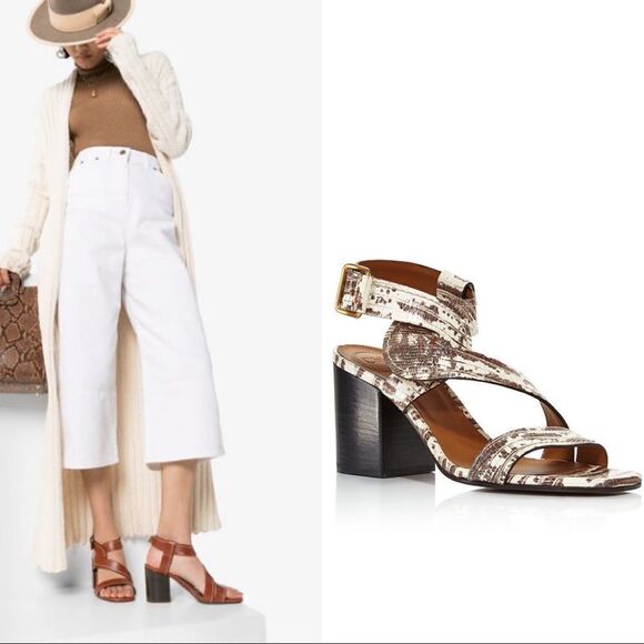 Chloe Candice sandals in Eternal Grey size 38 - Picture 1 of 12